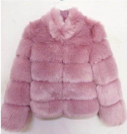 Fox Fur Slimming Stand Collar - Magellan Fashion Shop