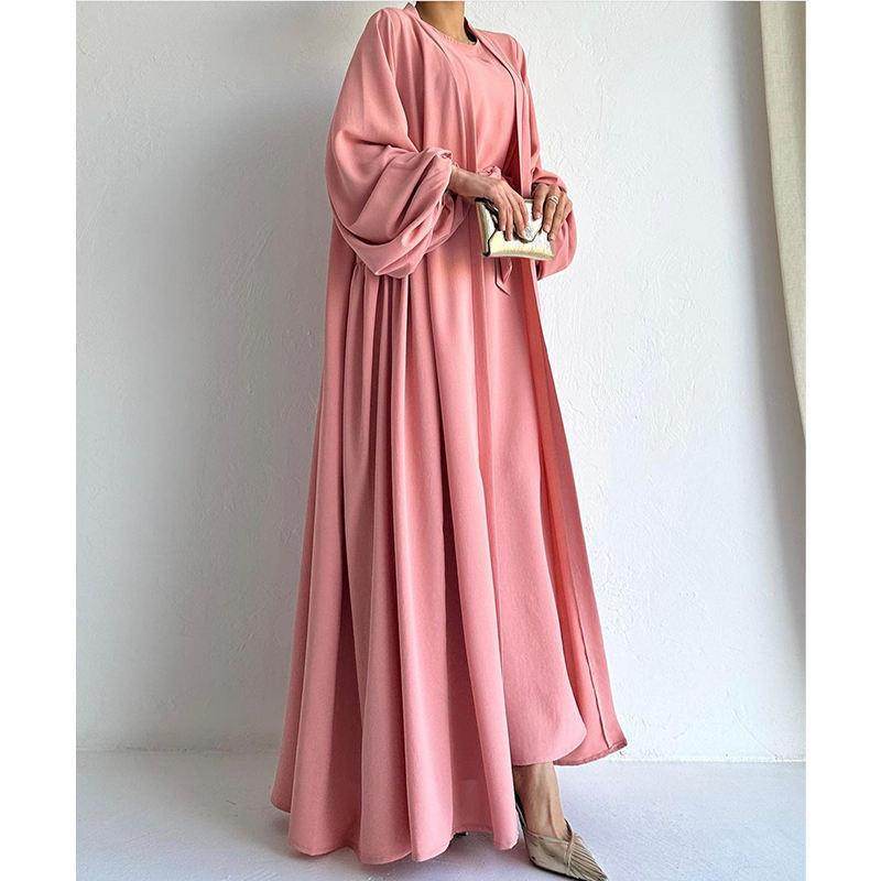 Women's Fashion Dress Lace-up Waist-controlled Baggy Coat Long - Magellan Fashion Shop