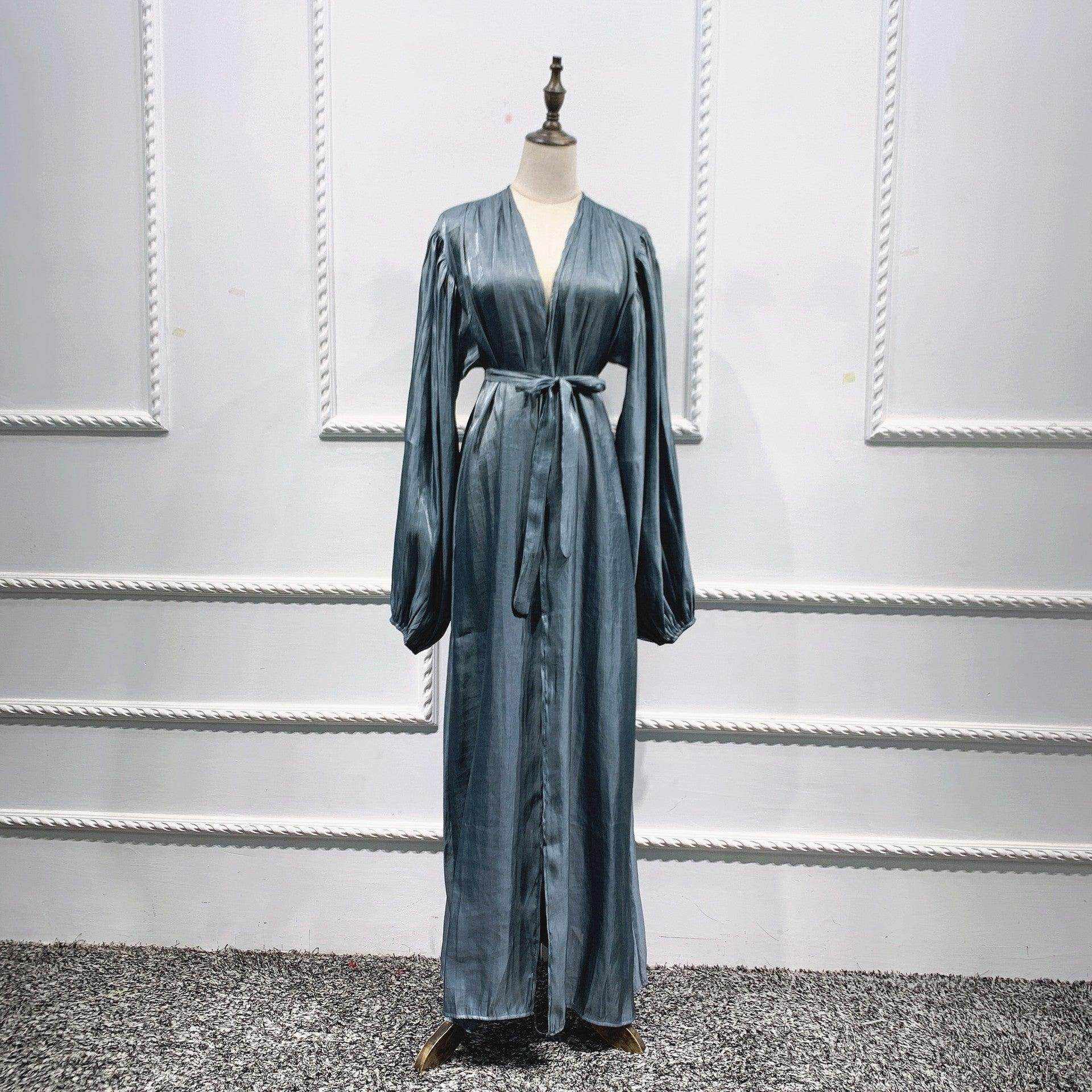 Eid Muslim Abaya Dress Kimono For Women Fashion Shining - Magellan Fashion Shop