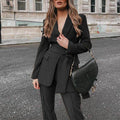 Women's Fashion Temperament Two-piece Suit - Magellan Fashion Shop