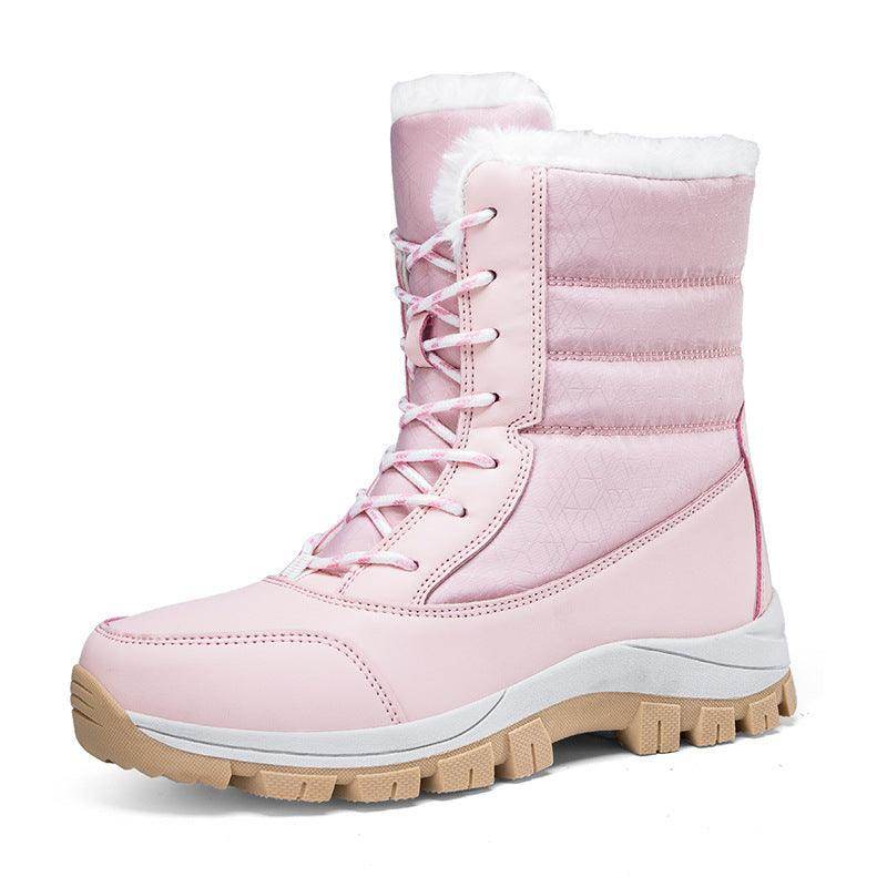 Velvet Warm Cotton Snow Boots High Cotton-padded Shoes - Magellan Fashion Shop