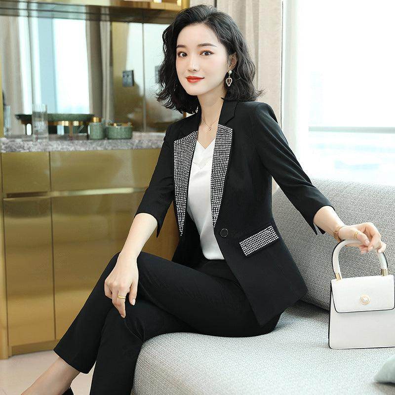 Suit Suit Women Summer Thin New Temperament Yellow Small Suit - Magellan Fashion Shop