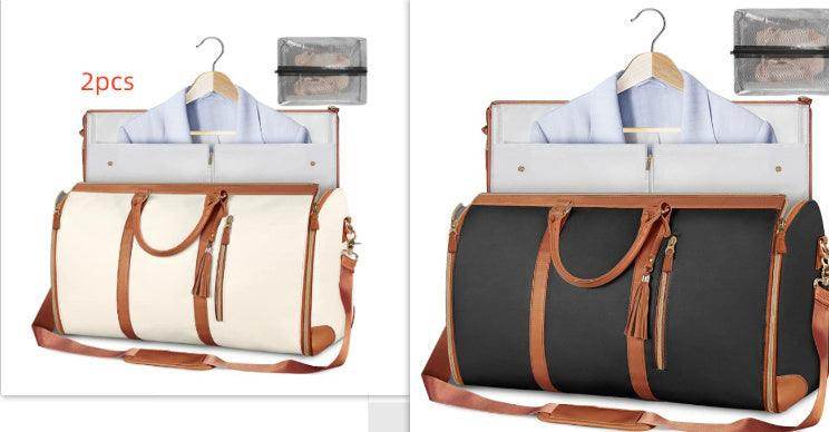 Large Capacity Travel Duffle Bag Women's Handbag Folding Suit Bag Waterproof Clothes Totes - Magellan Fashion Shop