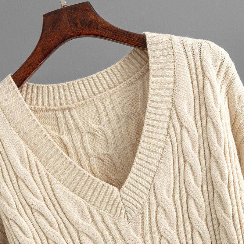 Fashionable Wide Leg Pants Sweater Women's Suit - Magellan Fashion Shop