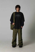 Double Yarn Combed Cotton Rock Print Round Neck Short Sleeve T-Shirt Men - Magellan Fashion Shop