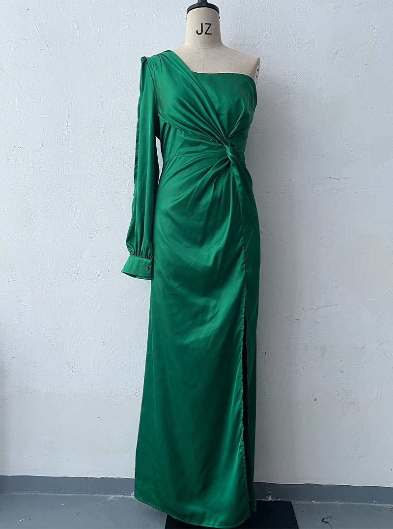 Women's One-shoulder Split Dress - Magellan Fashion Shop