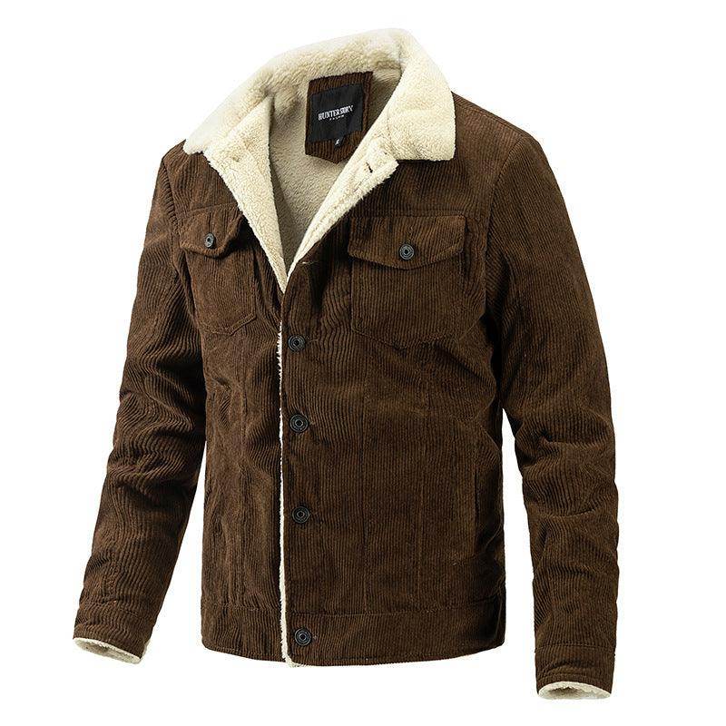 Men's Plus Fleece Jacket Warm Casual Jacket - Magellan Fashion Shop