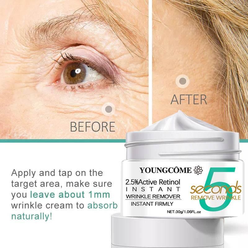 5 Seconds Retinol Anti-Wrinkle Cream Instant Anti Aging Firm - Magellan Fashion Shop