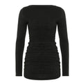 Silk Waist-controlled Long Sleeves Dress - Magellan Fashion Shop