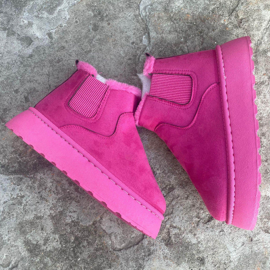 Winter Snow Boots Fashion Flat Thick-soled Cotton Shoes - Magellan Fashion Shop