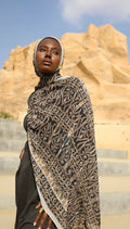 Satin Printed Hijab Printed Shawl Headscarf