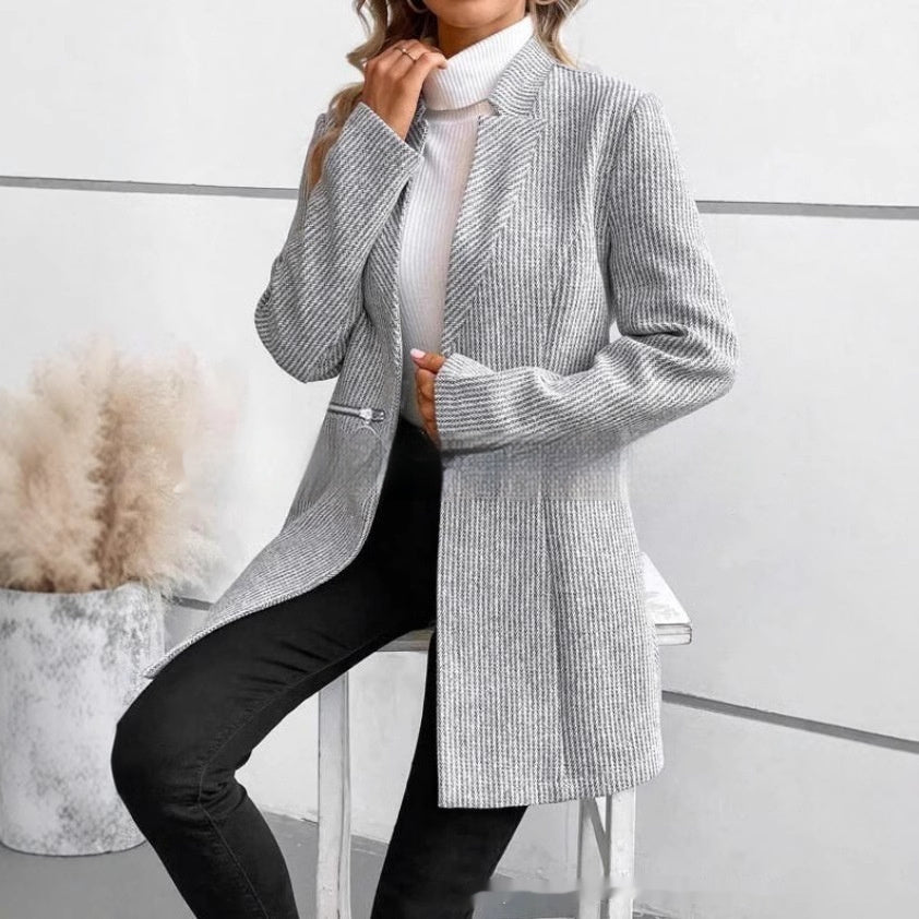 Woolen Jacket Zipper