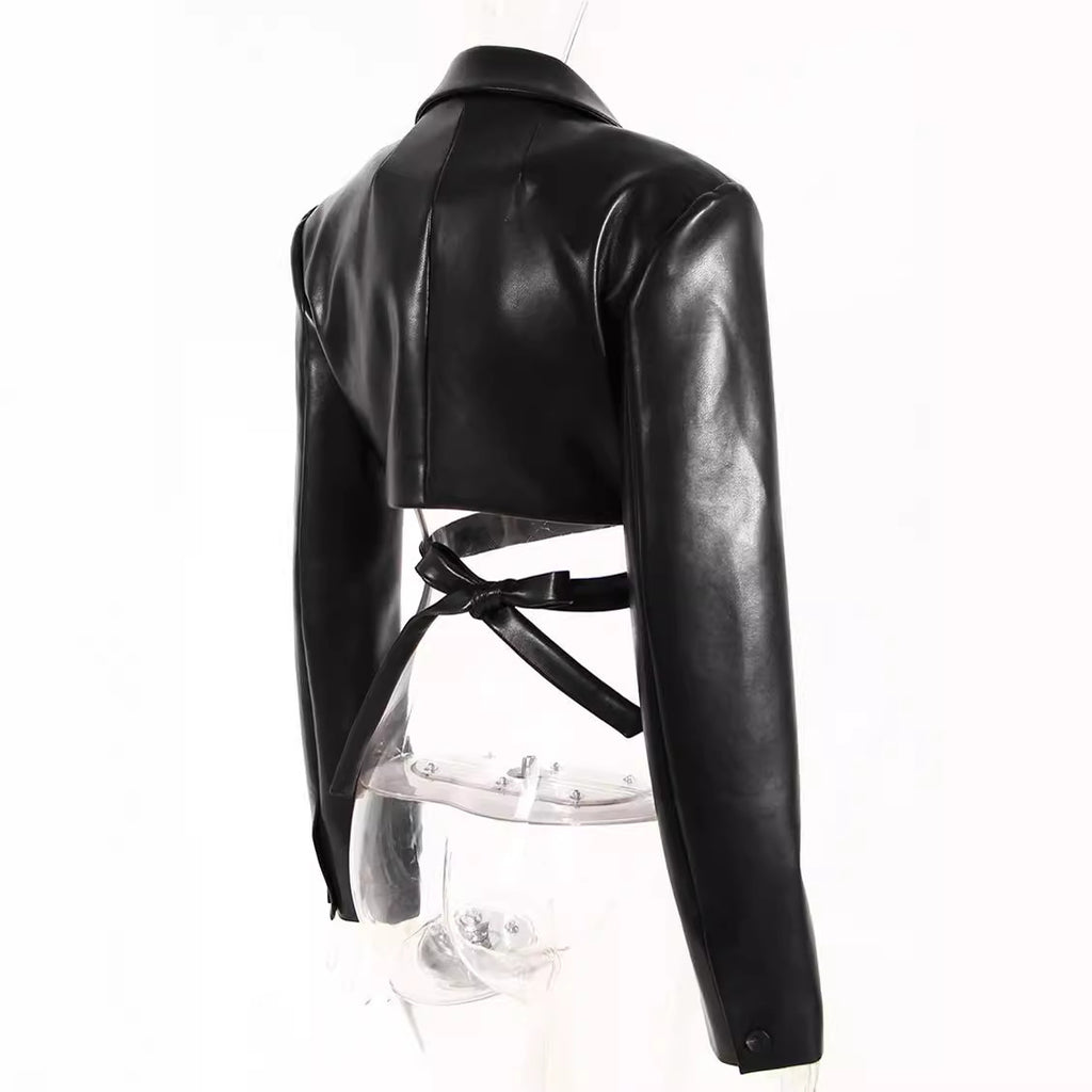 Full Open Cross Lace-up Waist-controlled Chest-flattering