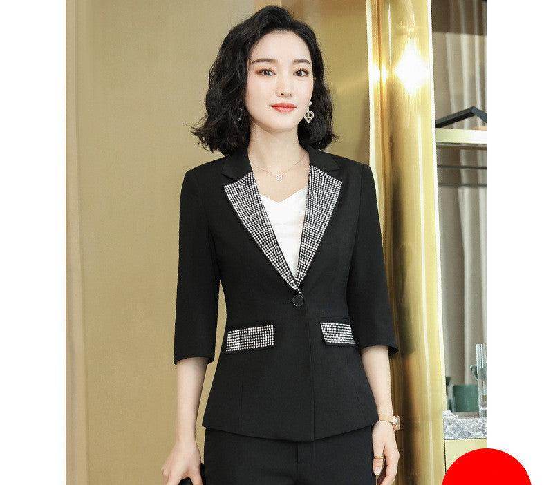 Suit Suit Women Summer Thin New Temperament Yellow Small Suit - Magellan Fashion Shop