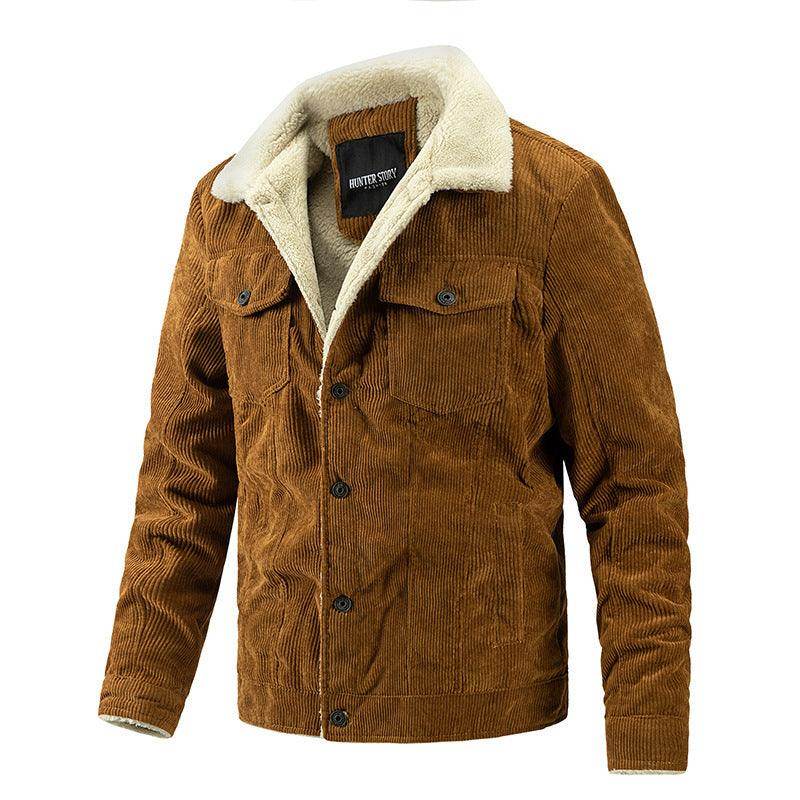 Men's Plus Fleece Jacket Warm Casual Jacket - Magellan Fashion Shop