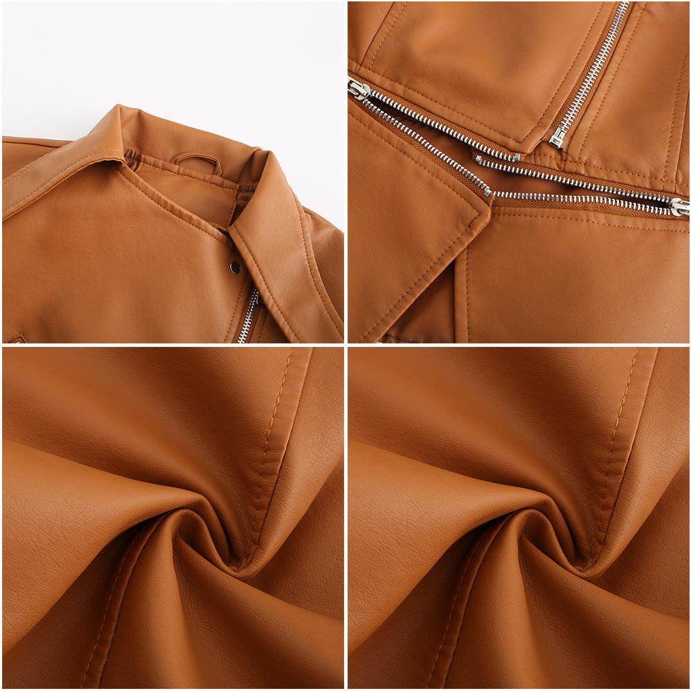 Motorcycle Leather Jacket - Magellan Fashion Shop