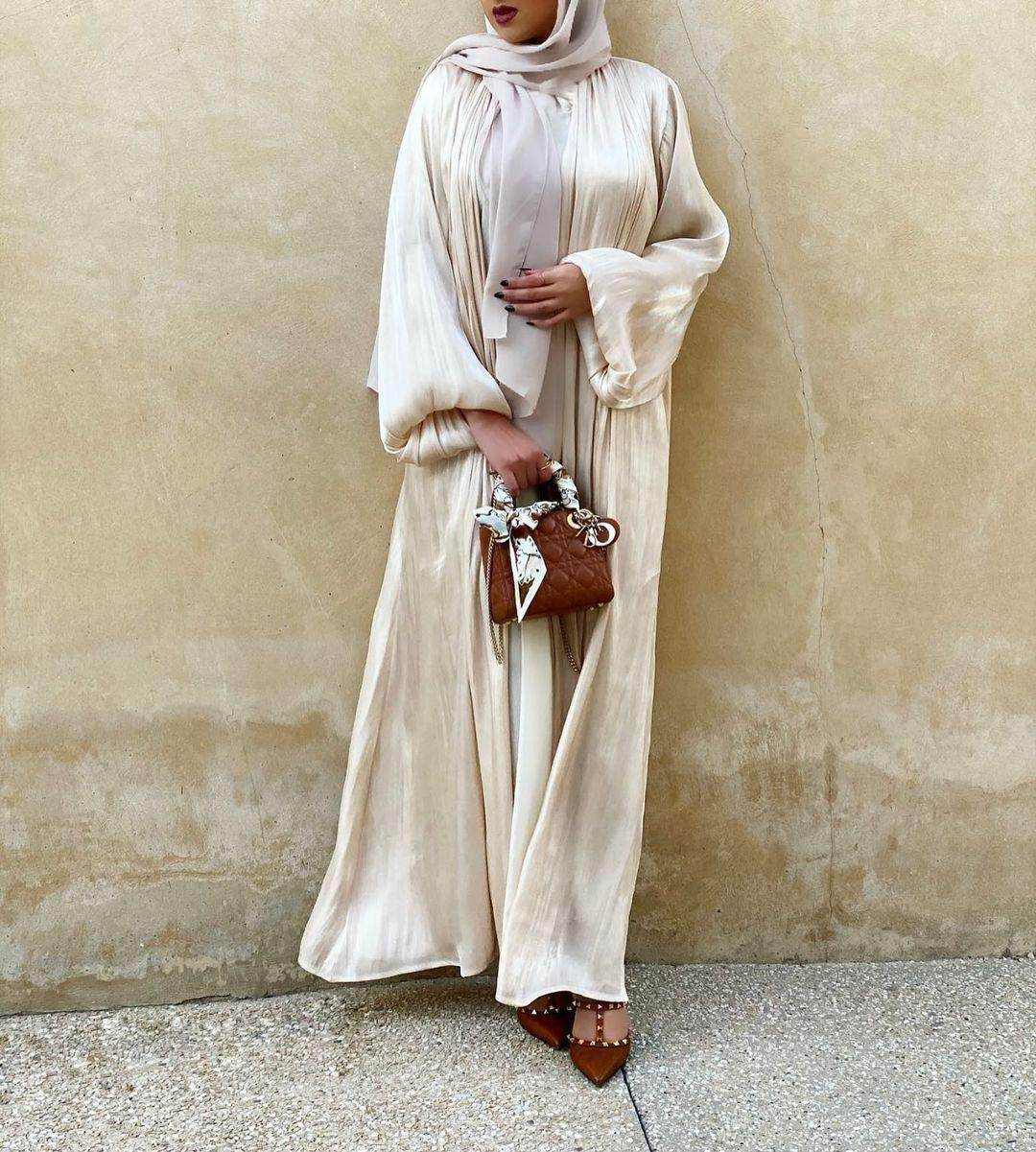 Eid Muslim Abaya Dress Kimono For Women Fashion Shining - Magellan Fashion Shop