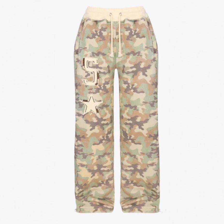 Women's Camouflage Cardigan Long Sleeve Pants Suit - Magellan Fashion Shop