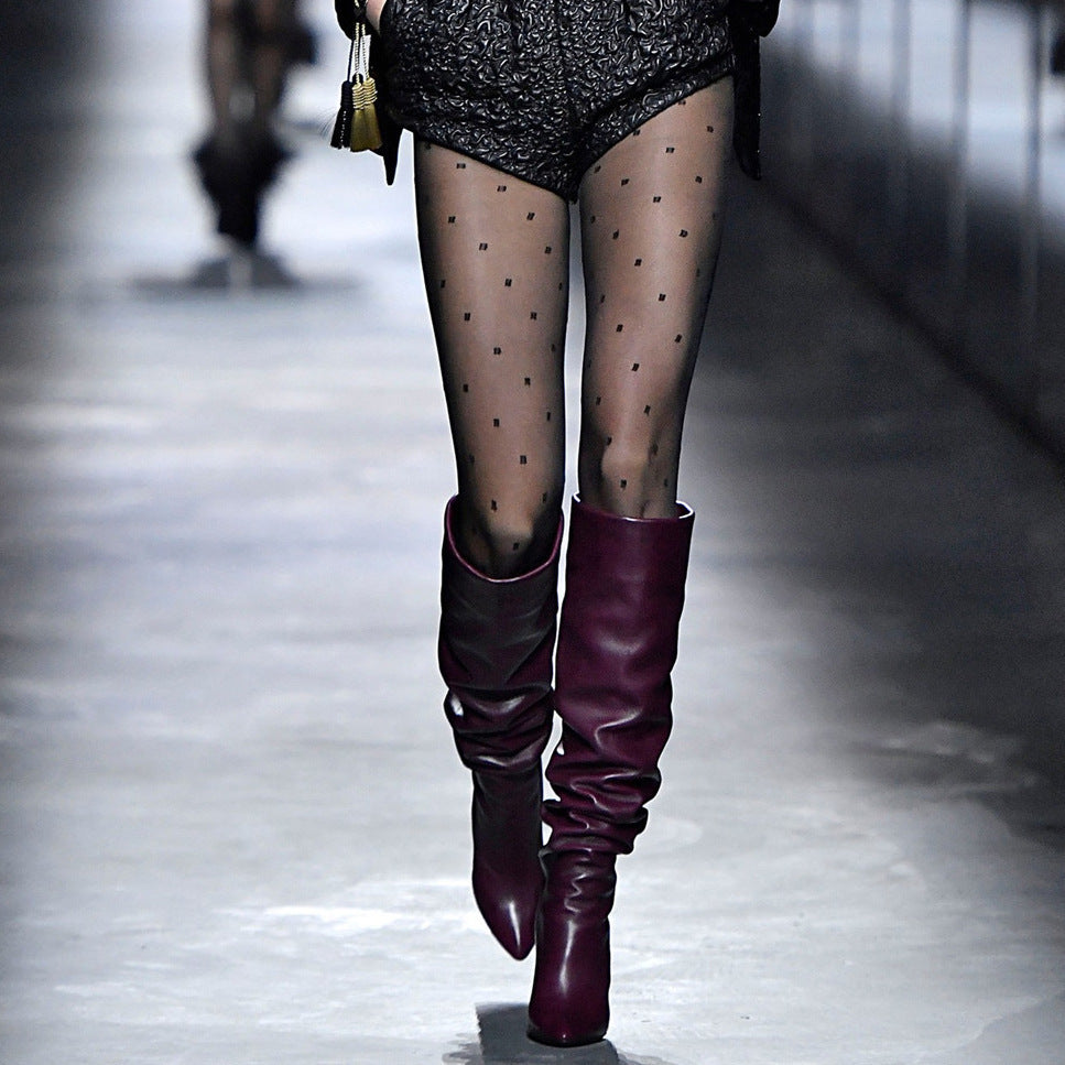 Plus Size High Leg Boot