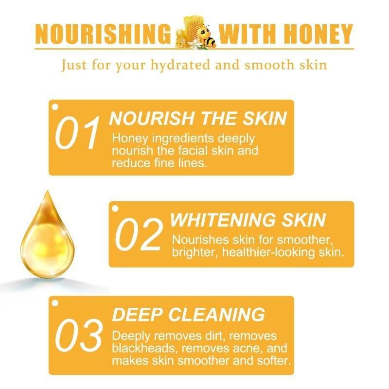 Honey Mask Nourishing Moisturizing Acne Skin Blackhead - Magellan Fashion Shop
