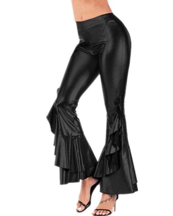 Women's Bright Slim-fit Imitation Leather - Magellan Fashion Shop