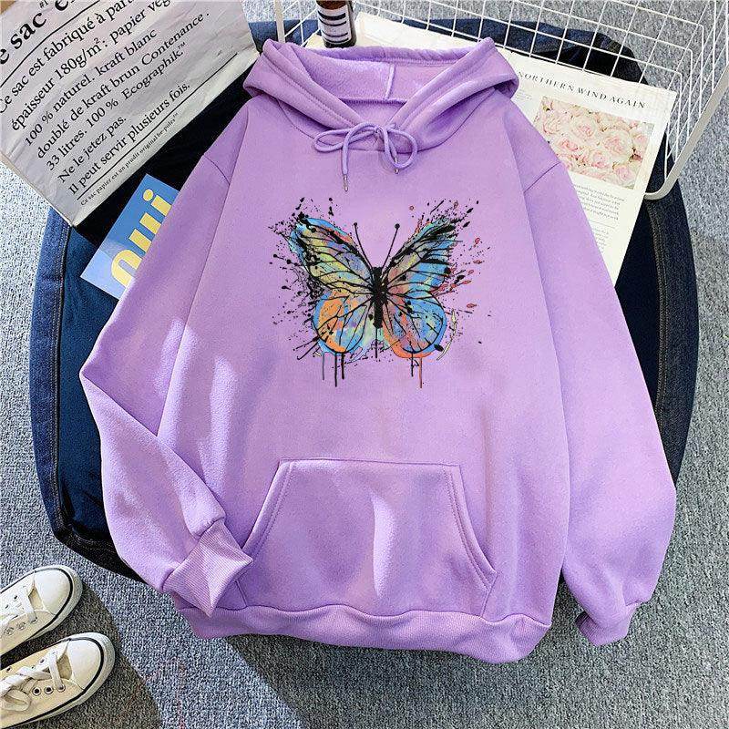Plus Size Loose Hooded Sweater For Women - Magellan Fashion Shop
