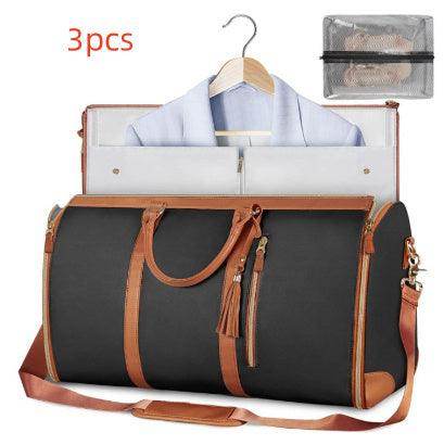 Large Capacity Travel Duffle Bag Women's Handbag Folding Suit Bag Waterproof Clothes Totes - Magellan Fashion Shop