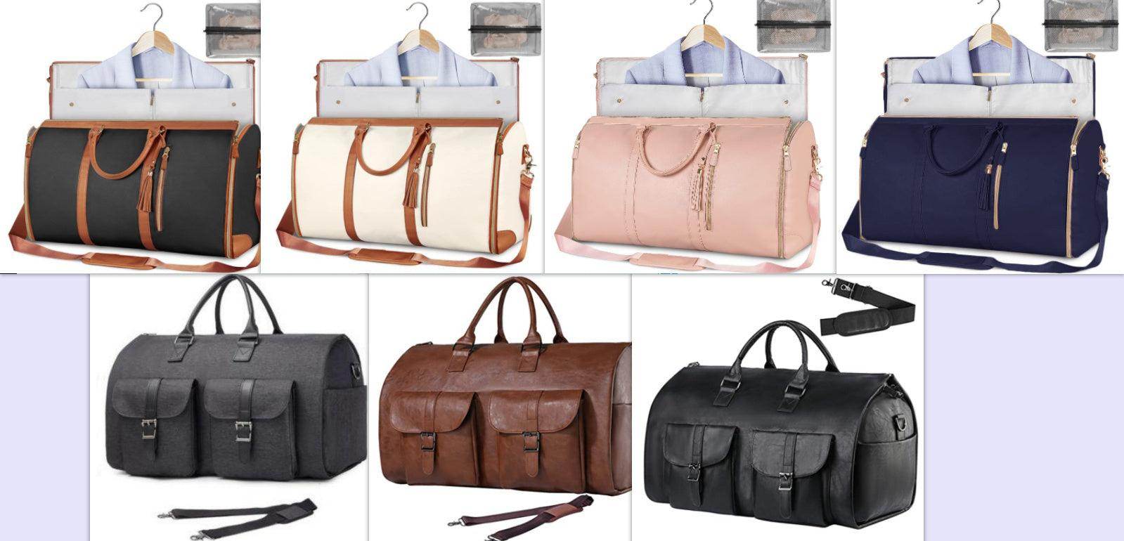 Large Capacity Travel Duffle Bag Women's Handbag Folding Suit Bag Waterproof Clothes Totes - Magellan Fashion Shop