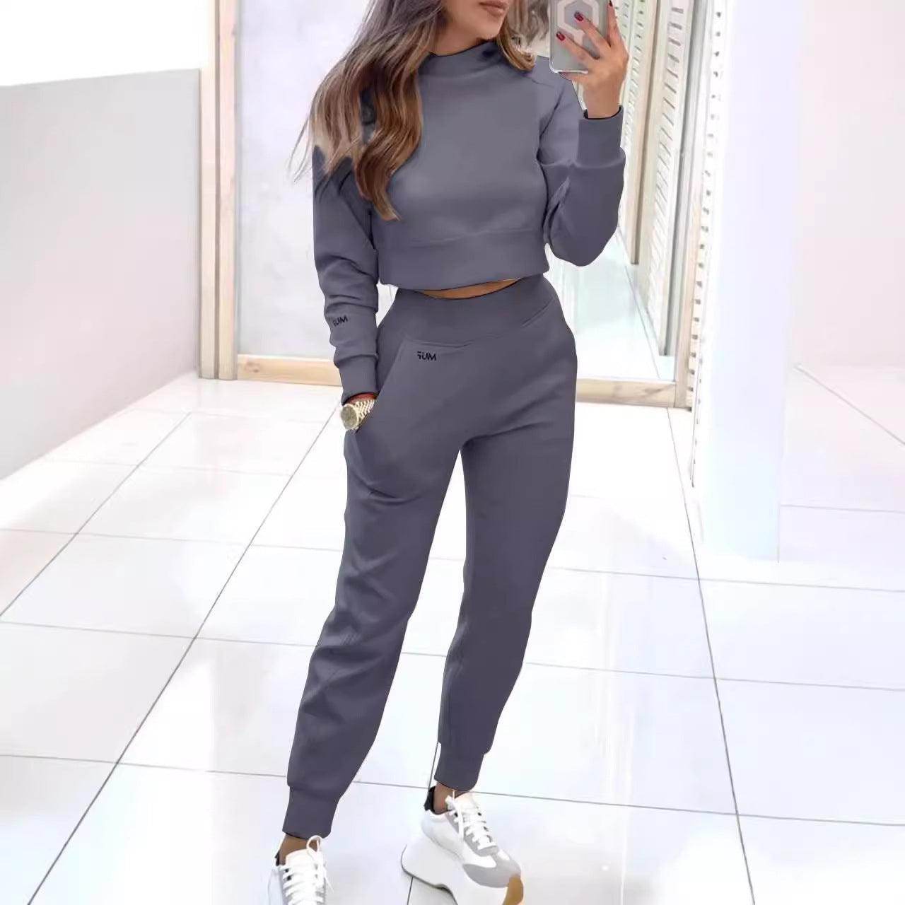 Stand Collar Sports Suit - Magellan Fashion Shop