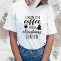 Rock Santa Claus Print Spoof European And American T-shirt - Magellan Fashion Shop