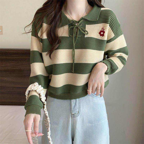 Autumn New Fashion Striped Clothes for Women – Trendy, Comfortable, and Versatile Wardrobe Essential - Magellan Fashion Shop