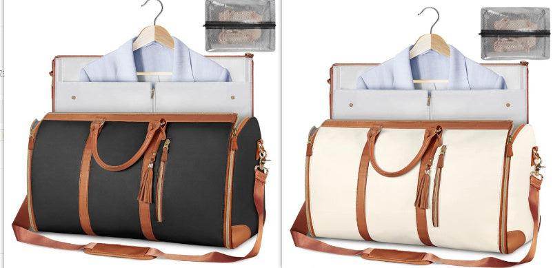 Large Capacity Travel Duffle Bag Women's Handbag Folding Suit Bag Waterproof Clothes Totes - Magellan Fashion Shop
