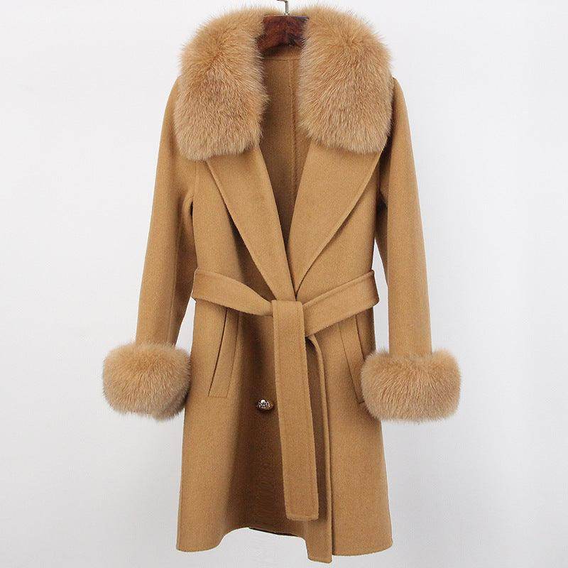 Double-faced Wool Overcoat Long High-end - Magellan Fashion Shop