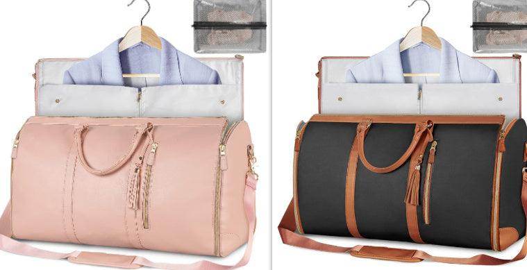 Large Capacity Travel Duffle Bag Women's Handbag Folding Suit Bag Waterproof Clothes Totes - Magellan Fashion Shop
