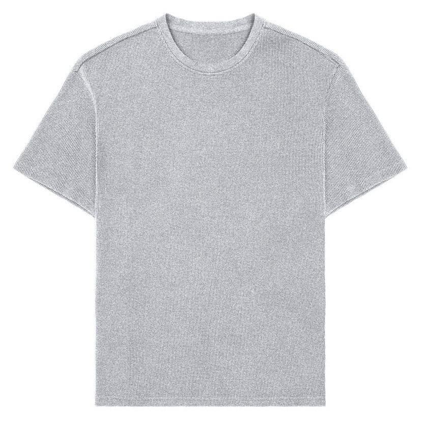 Sports Loose Cotton Fitness Short-sleeved Plaid Sports T-shirt - Magellan Fashion Shop