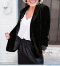 Long sleeve velvet suit