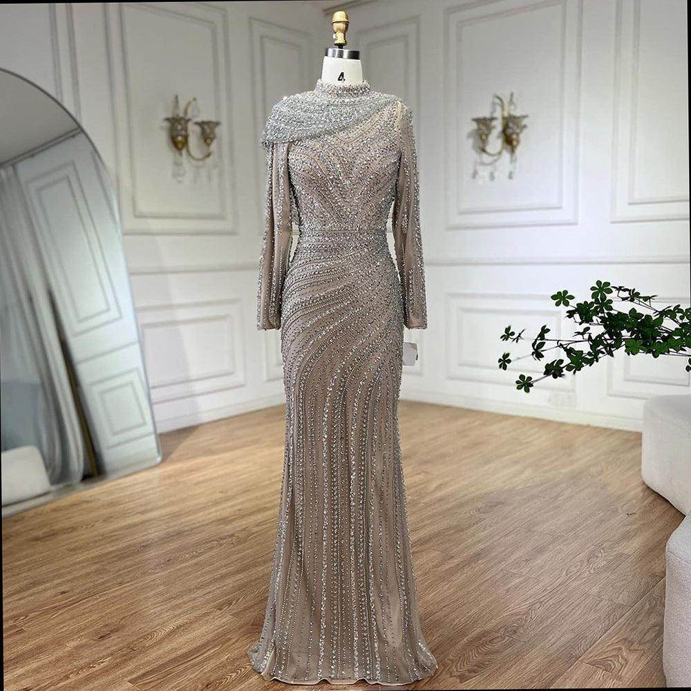 Nude Fishtail Slim Women Dress - Magellan Fashion Shop