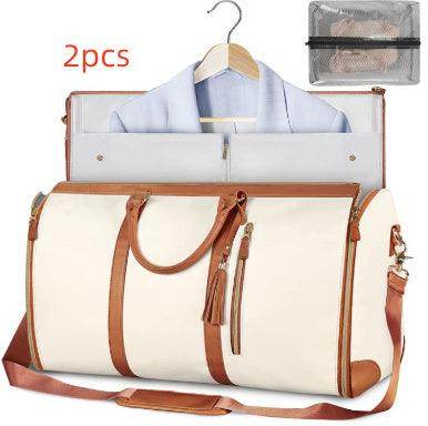 Large Capacity Travel Duffle Bag Women's Handbag Folding Suit Bag Waterproof Clothes Totes - Magellan Fashion Shop
