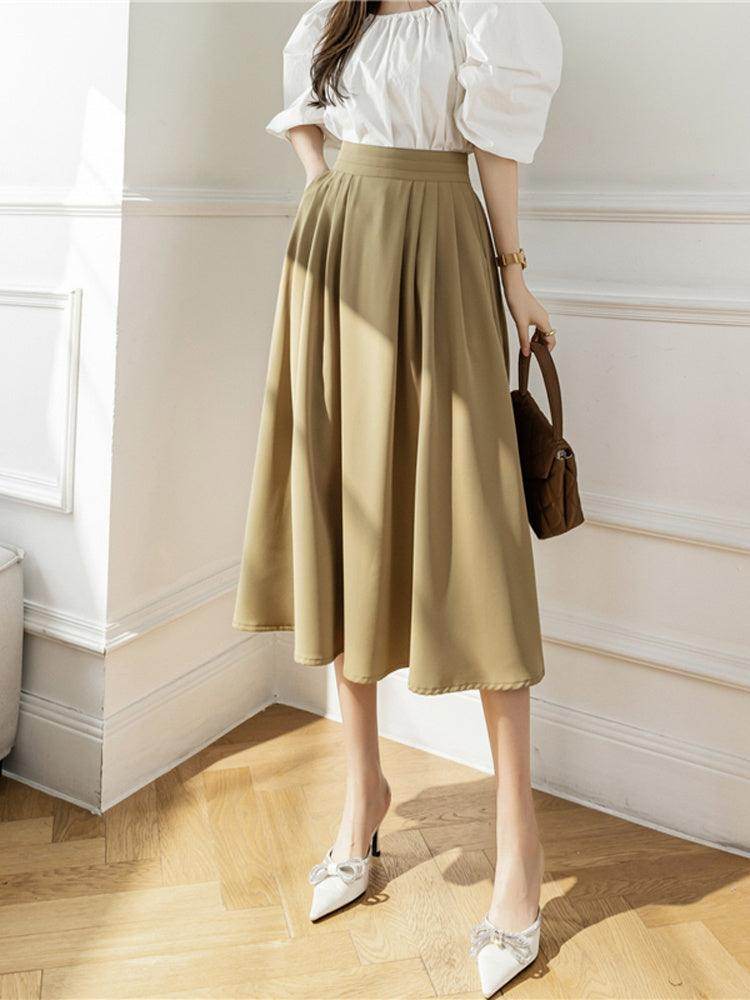 Skirt Women's High Waist Mid Length Slim - Magellan Fashion Shop