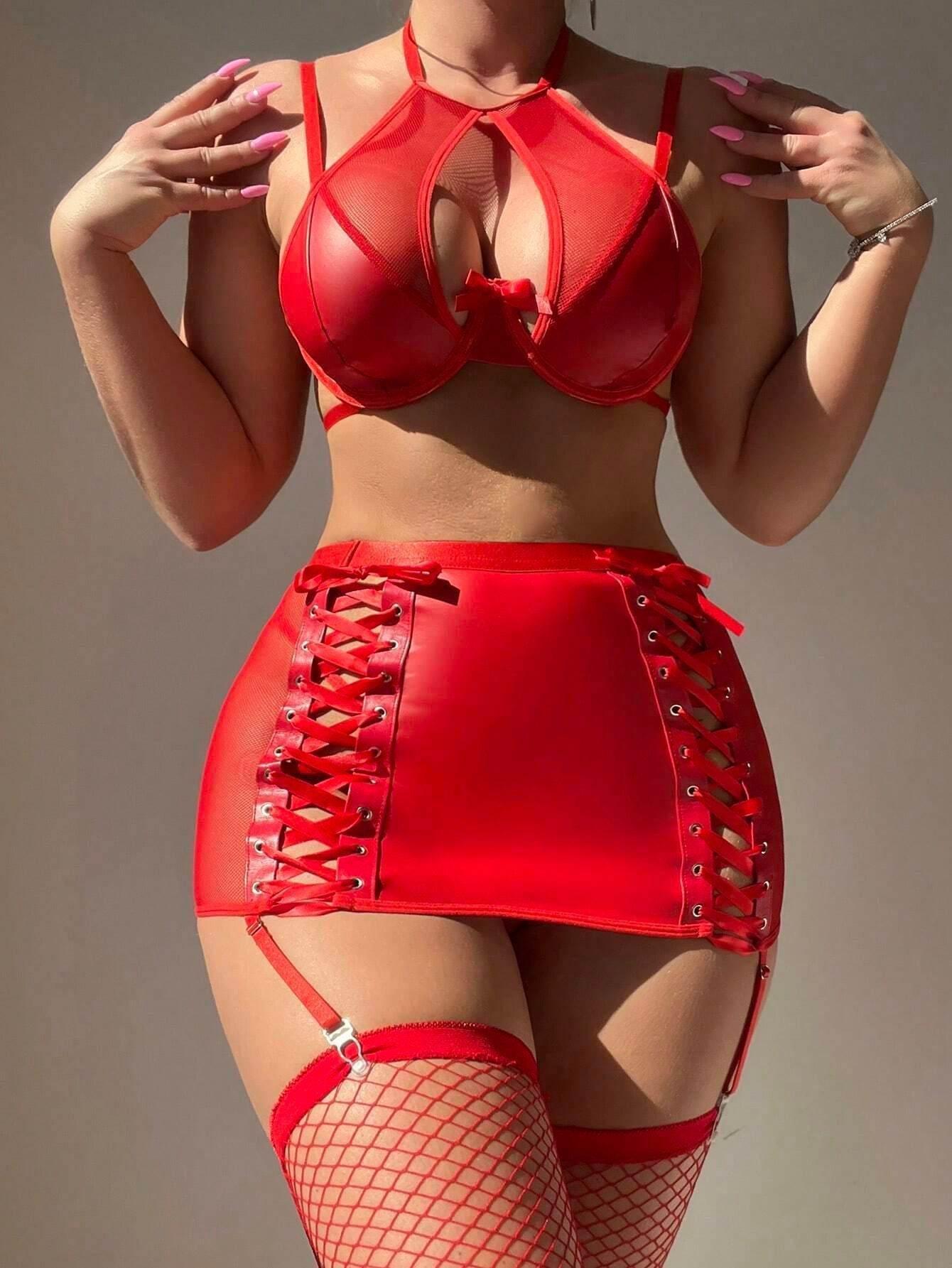 Black Strap Split Sexy Lingerie - Magellan Fashion Shop