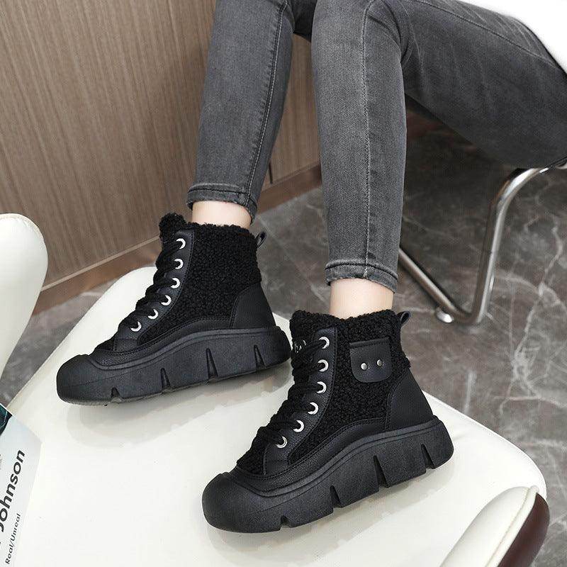 Shoes For Women Winter Warm Cashmere Snow Boots - Magellan Fashion Shop