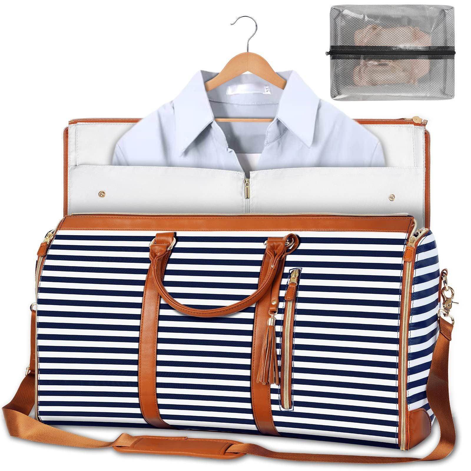 Large Capacity Travel Duffle Bag Women's Handbag Folding Suit Bag Waterproof Clothes Totes - Magellan Fashion Shop
