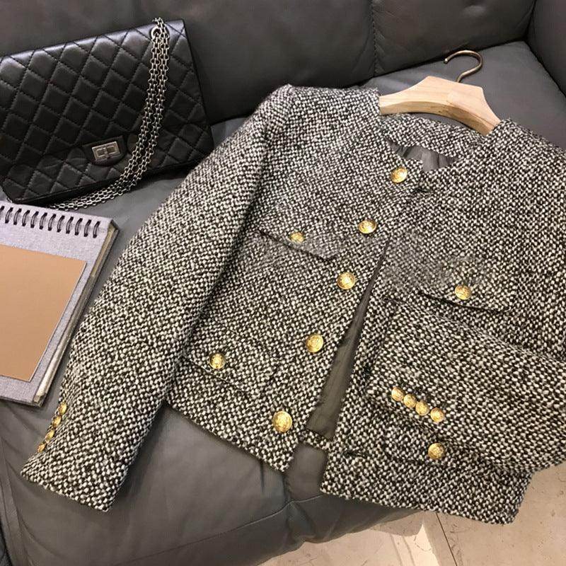 Women's New Style Short Tweed Temperament - Magellan Fashion Shop