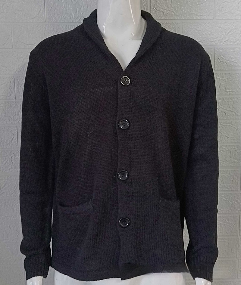 Autumn And Winter Solid Color Long-sleeved Coat