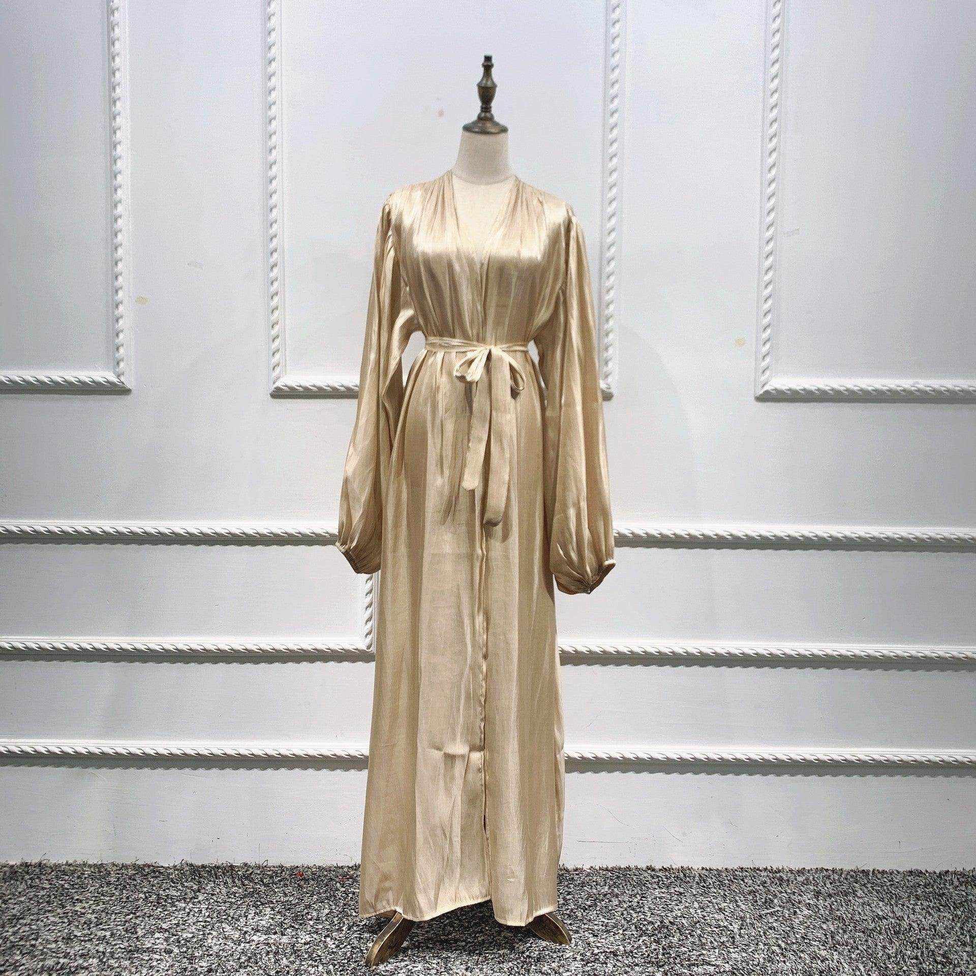 Eid Muslim Abaya Dress Kimono For Women Fashion Shining - Magellan Fashion Shop
