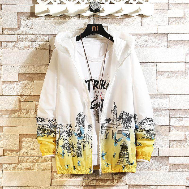 Casual Summer Thin Youth Sun Protection Clothing Men's Jacket - Magellan Fashion Shop