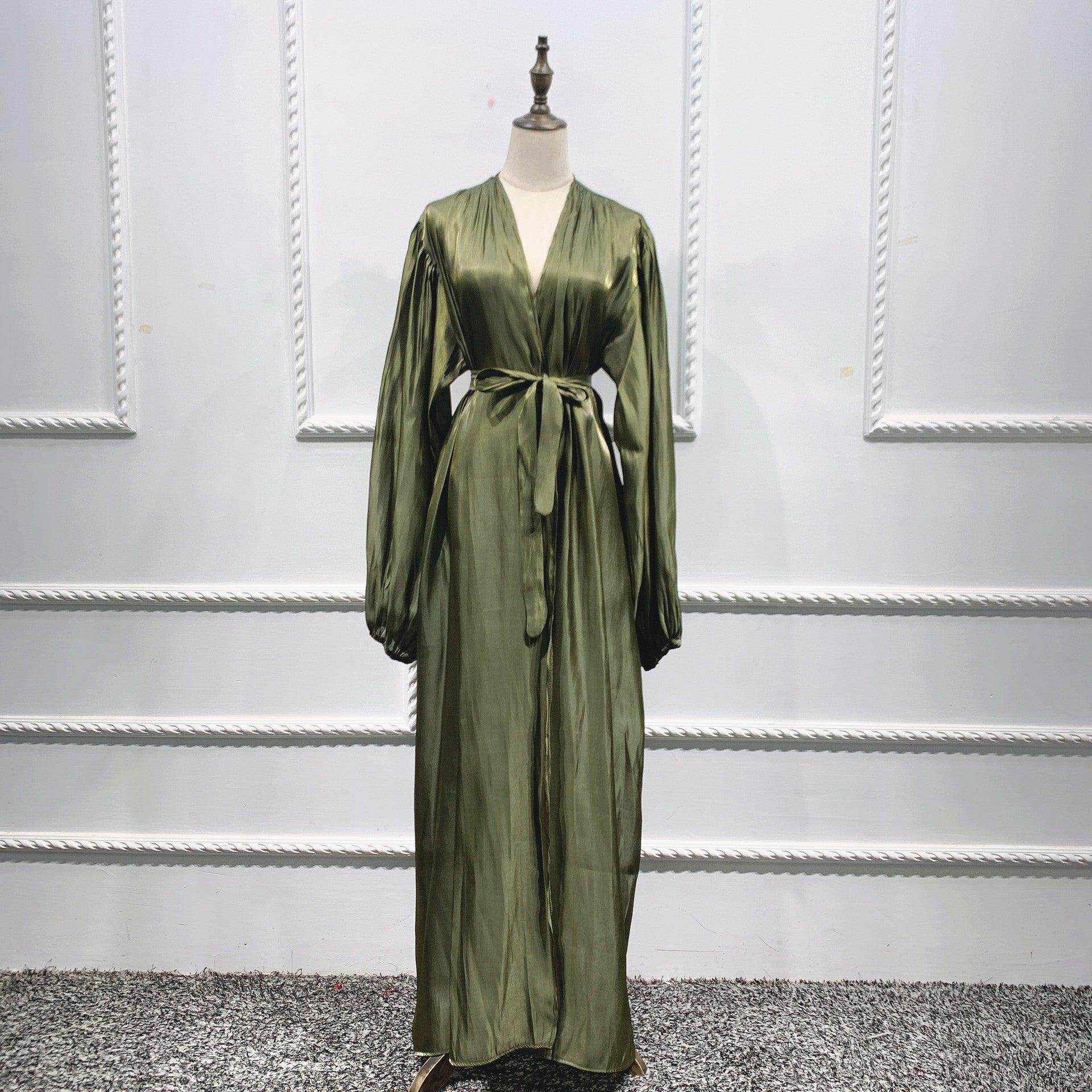Eid Muslim Abaya Dress Kimono For Women Fashion Shining - Magellan Fashion Shop