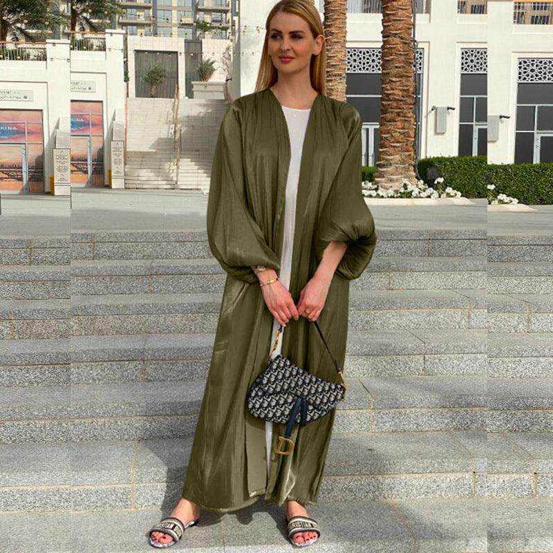 Eid Muslim Abaya Dress Kimono For Women Fashion Shining - Magellan Fashion Shop