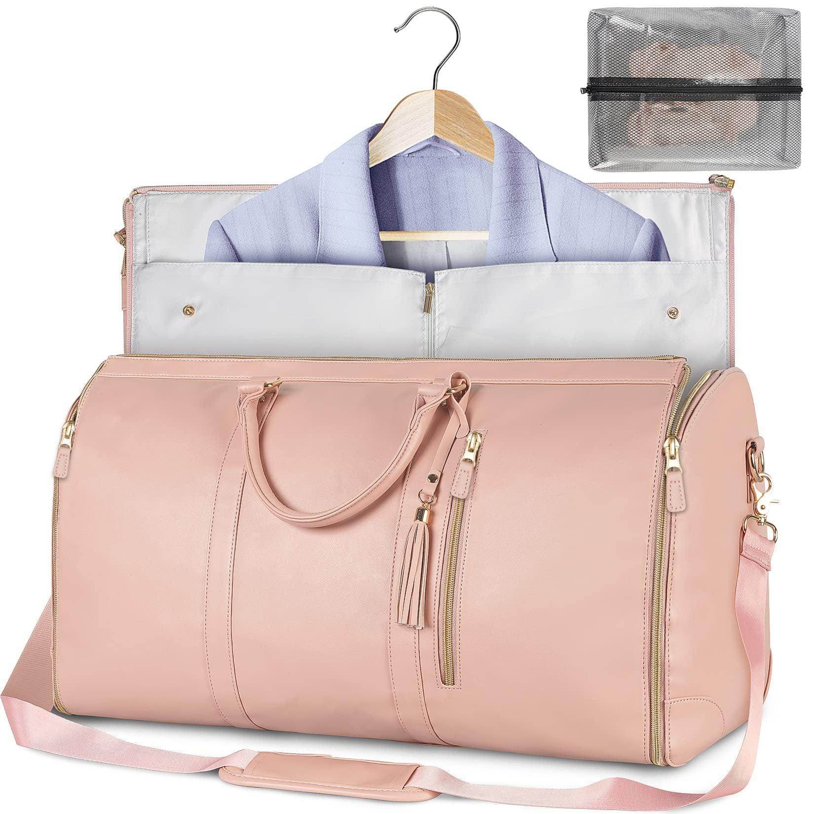 Large Capacity Travel Duffle Bag Women's Handbag Folding Suit Bag Waterproof Clothes Totes - Magellan Fashion Shop