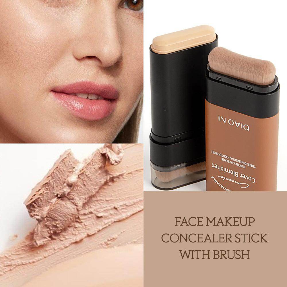 5 Colors With Brush 20g Moisturizing Light Transparent Concealing Foundation - Magellan Fashion Shop